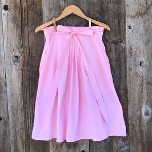 VTG 80s Baby Pink Pleat Front Midi Wrap Skirt, Small